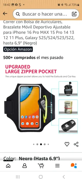 Brazalete Deportivo HAISSKY para Correr 2 unidades