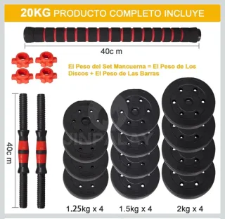 Mancuernas ajustables