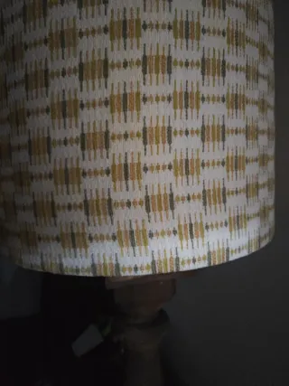 Pantalla lámpara tela 30cm