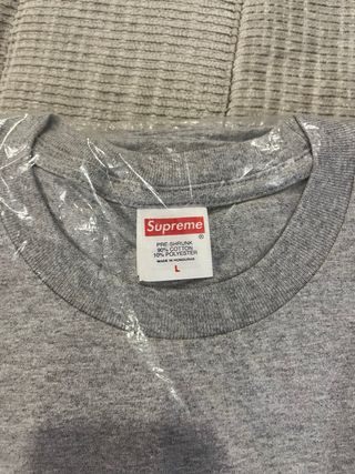 Supreme Arabic Box Logo T-Shirt Grey