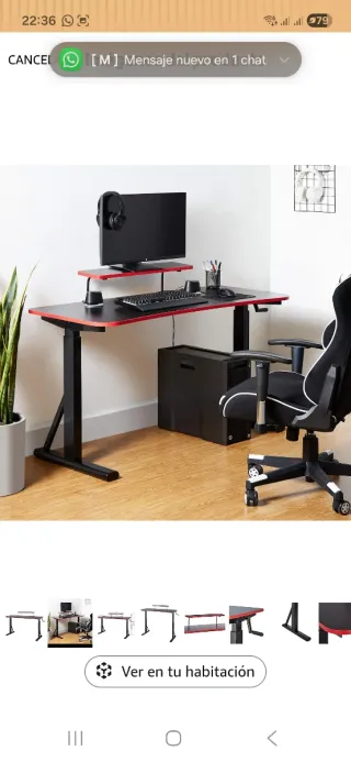 Scrivania da 140 cm regolabile in altezza