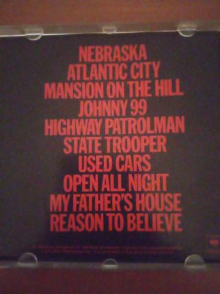 CD Bruce Springsteen Nebraska