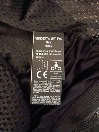 Chaqueta Ixon Vendetta Negra Deportiva 2XL