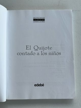 El Quijote para niños - Rosa Navarro Durán