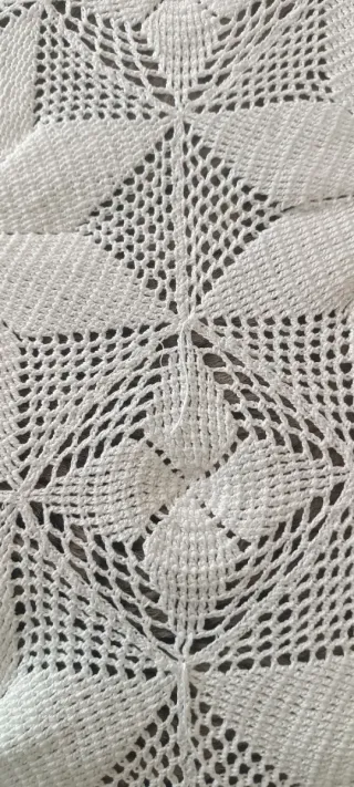 Colcha ganchillo hecha a mano 227x224