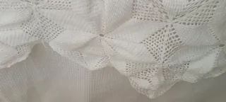 Colcha ganchillo hecha a mano 227x224