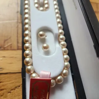 Set Perlas Mallorca Collar y Pendientes