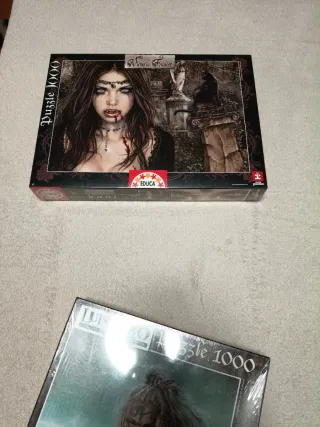 2 Puzzles: Victoria Frances y Luis Royo,PRECINTADO