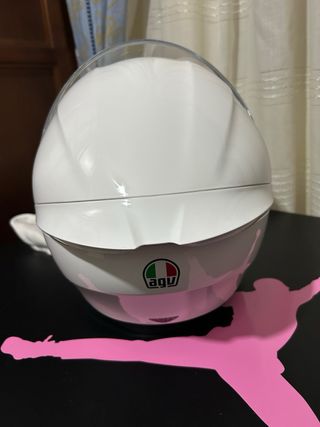Casco Moto AGV Talla S Blanco