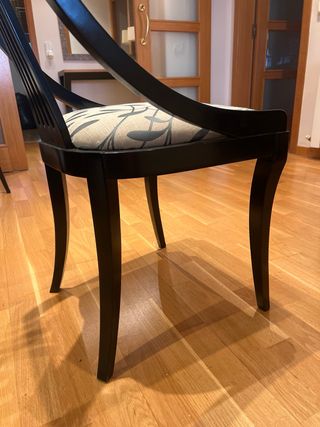 Sillas de comedor elegantes de madera (muy cómodas