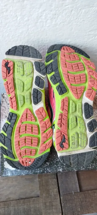 Zapatillas Joma Running Mujer Rosa y Verde