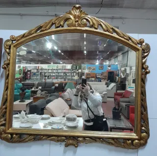 Espejo dorado Vintage