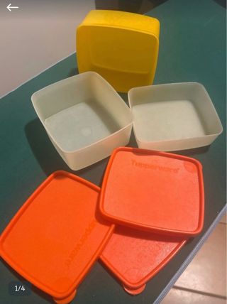 3 Set Tupperware Contenitori con Coperchi
