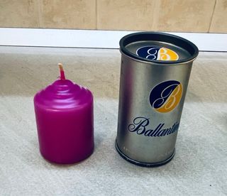 Set 3 Candele Vintage Ballantine's Scotch Whisky