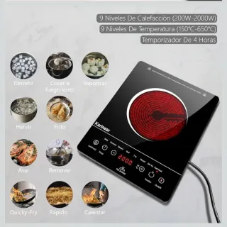 Placa Vitrocerámica Karinear 1 Fuego