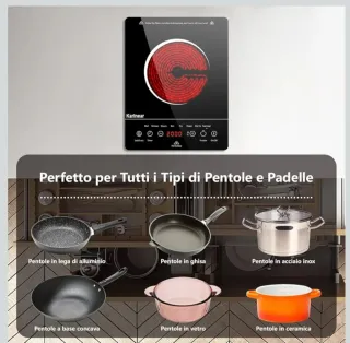 Placa Vitrocerámica Karinear 1 Fuego