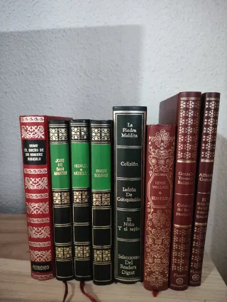 Lote de libros antiguos de tapa dura