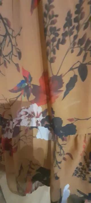 Blusa estampada floral amarilla