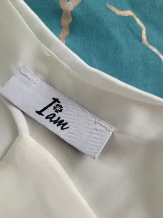 Canotta elegante satinata avorio