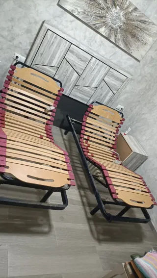 Cama con dos motores