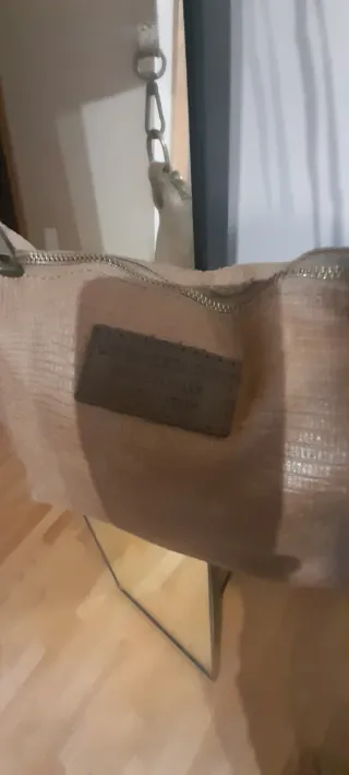 Bolso de piel marrón