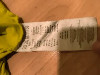 Camiseta tirantes amarilla  mujer M L algodón