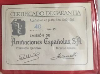 Medalla Plata Pau Casals 1876