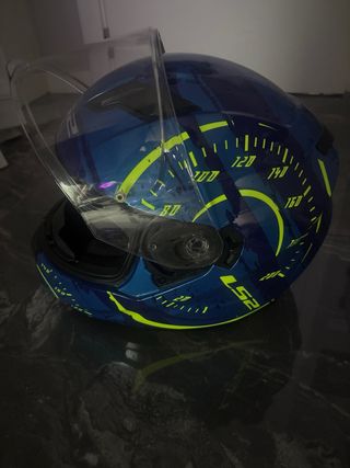 Casco Moto LS2 Stream Evo Azul Nuevo URGE VENTA