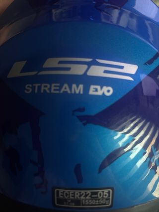 Casco Moto LS2 Stream Evo Azul Nuevo URGE VENTA