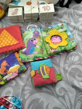 Lote Juguetes Infantiles: Peluches, Coche, Libros