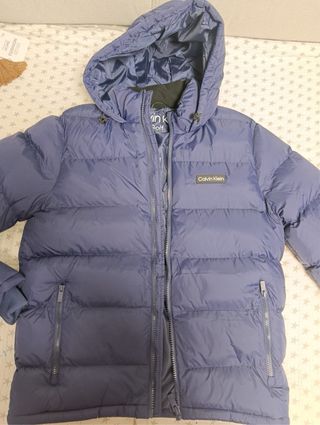 Abrigo acolchado Calvin Klein Golf azul