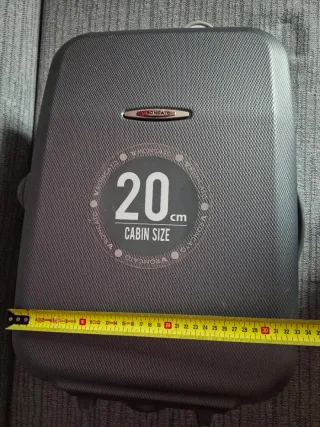 Maleta Cabina Roncato Gris 20cm