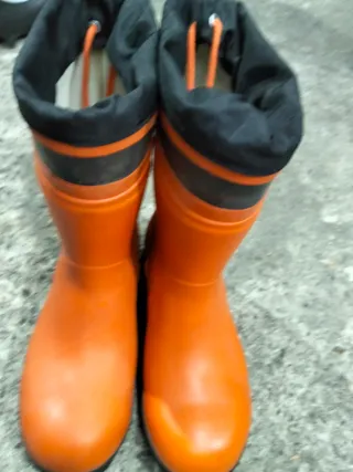 Botas STIHL Naranja y Negro