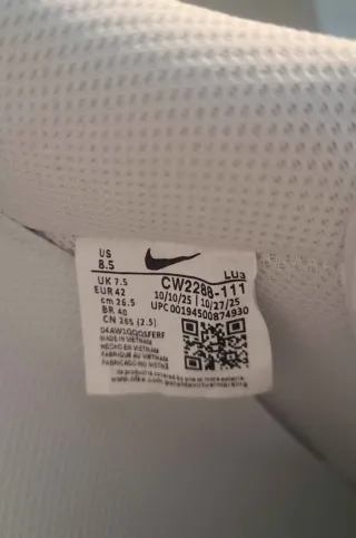 Nike Air Force 1 Bianche Tg 42