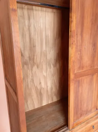 Armario de madera 2 puertas