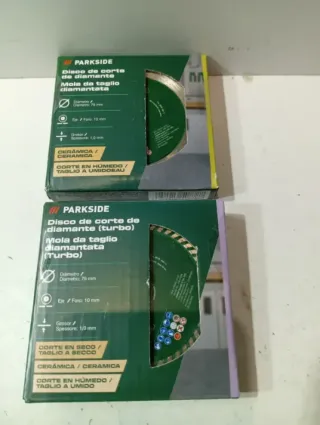 Discos Diamante Radial Pequeña 76mm PARKSIDE