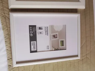 2 Marcos de fotos grandes blancos