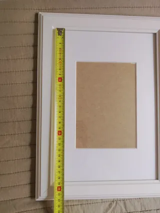 2 Marcos de fotos grandes blancos