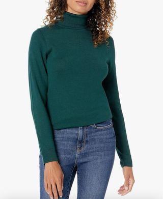 Jersey cuello alto verde Talla XS