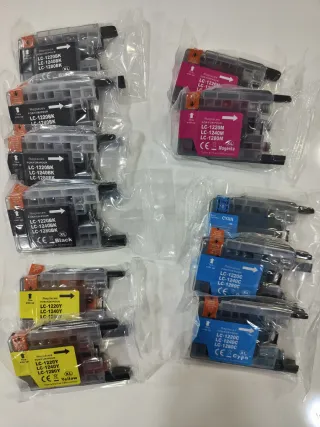 Cartuchos Tinta compatibles para impresora Brother