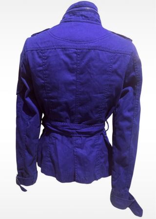 Chaqueta militar Bershka B-Chic azul