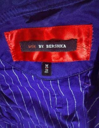 Chaqueta militar Bershka B-Chic azul