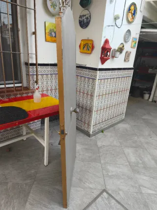 Cancela/Puerta de jardín hierro maciza