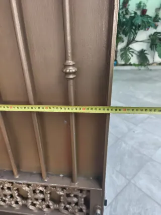 Cancela/Puerta de jardín hierro maciza