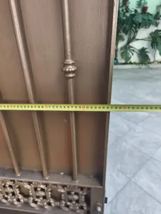 Cancela/Puerta de jardín hierro maciza