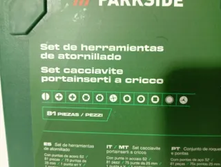 Set 81 Piezas PARKSIDE Carraca