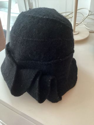 Gorro de 100% lana negro