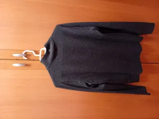 Jersey New YD gris con cremallera