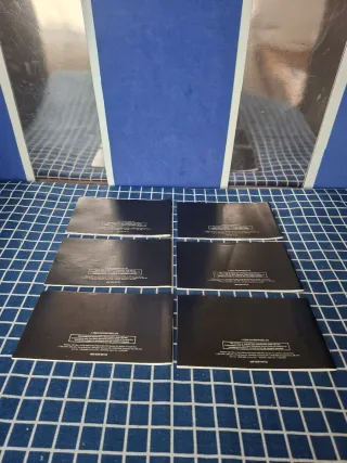 MEGADRIVE MEGA 6 MANUALES ORIGINALES OFICIALES