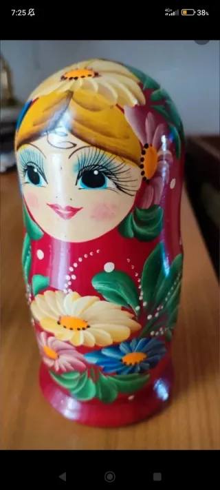 Matrioska russa originale dipinta a mano